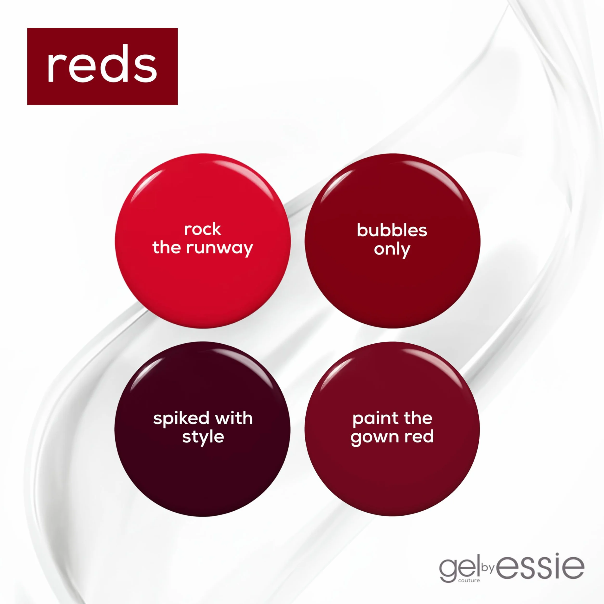 Essie Gel by Essie 270 Rock the Runway Czerwony Żelowy Lakier do Paznokci Bez Lampy UV, 13,5 ml