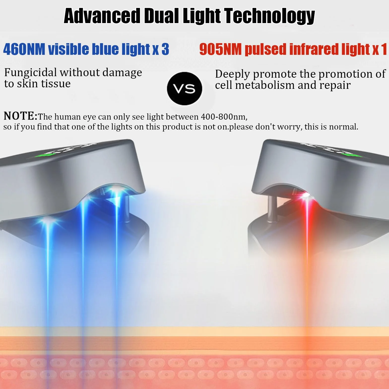 Upgrade Nail Fungus Laser Device with Time Display (D)