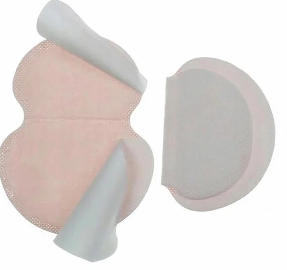 Deni Carte 60 sztuk Podkładki pod pachy, Underarm Sweat Pads pocenie się pod pachami, dla kobiet i mężczyzn, odporne na pot, jednorazowe, samoprzylepne niewidoczne płatki przeciwpotowe pod pachami