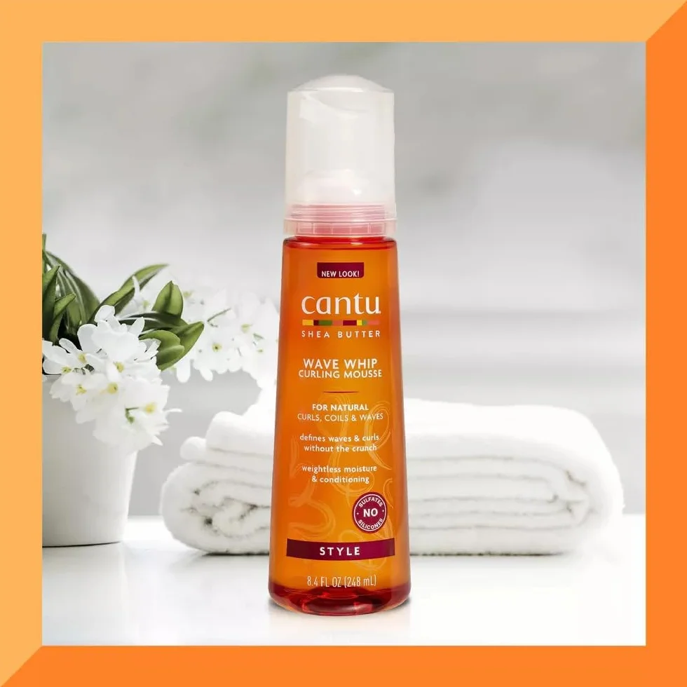 Cantu Shea Butter Wave Whip Curling Mousse for Natural Hair 248 ml