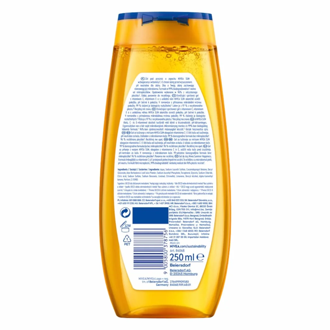NIVEA Summer Happiness Żel pod prysznic 250 ml