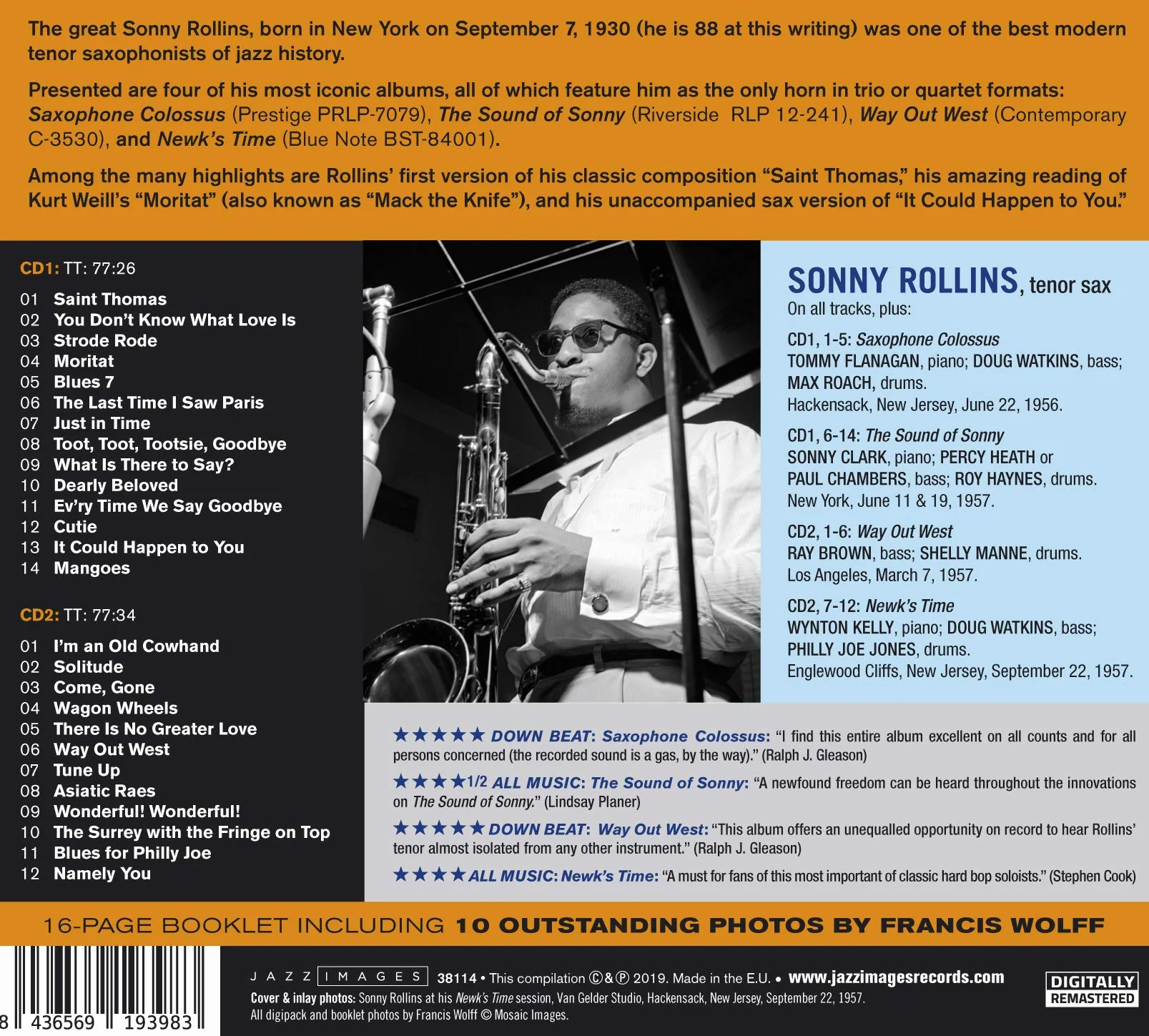 Saxophone Colossus The Sound Of Sonny