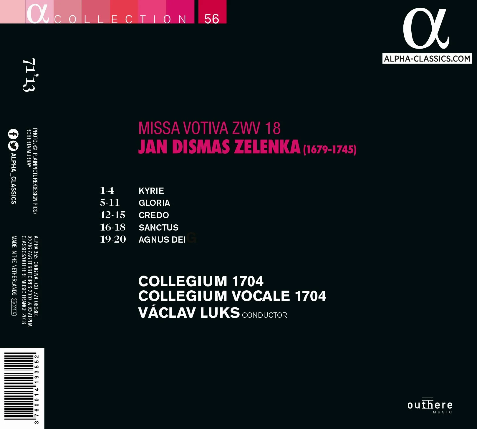 Zelenka: Missa Votiva Zwv 18