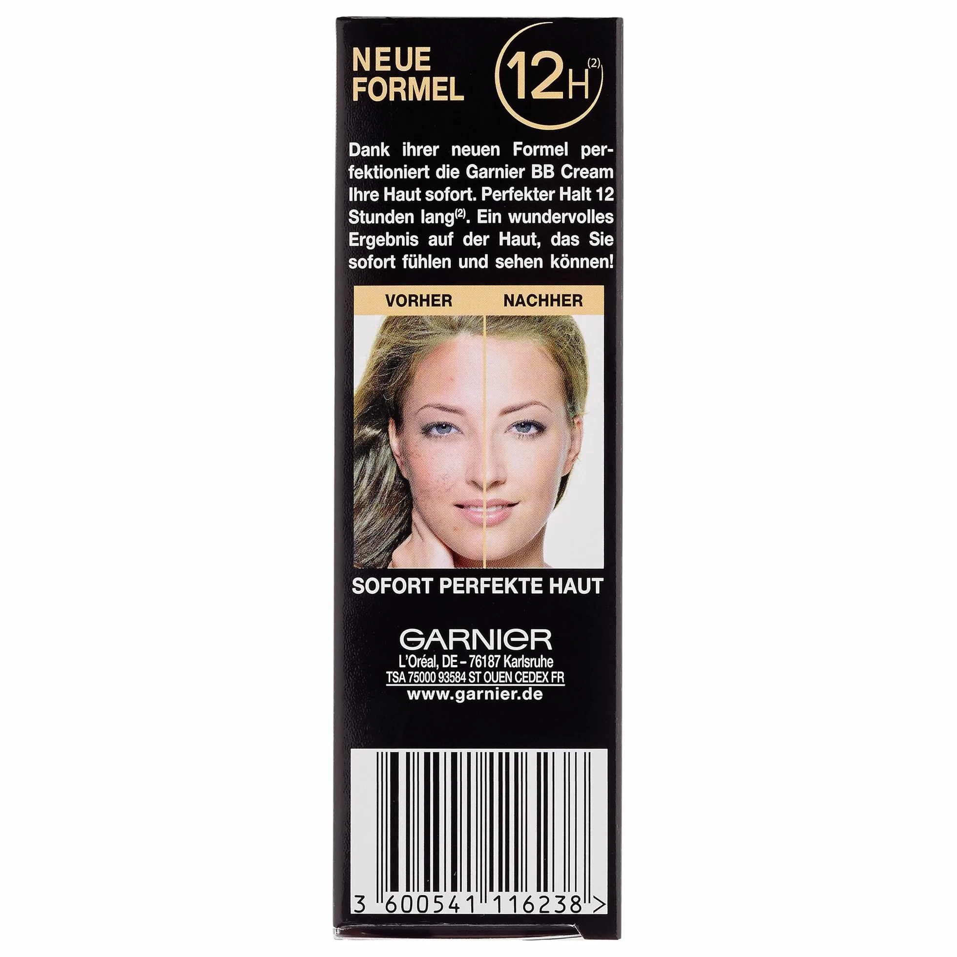 Garnier Krem BB, przyciemniany krem na dzień, nadaje promiennej cerze, wygładza cerę, maskuje zmarszczki, LSF 15, średni do ciemnego, 50 ml
