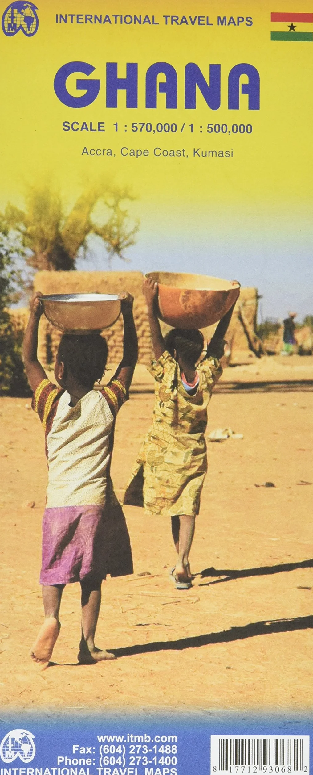 GHANA: A Travellers Reference Map