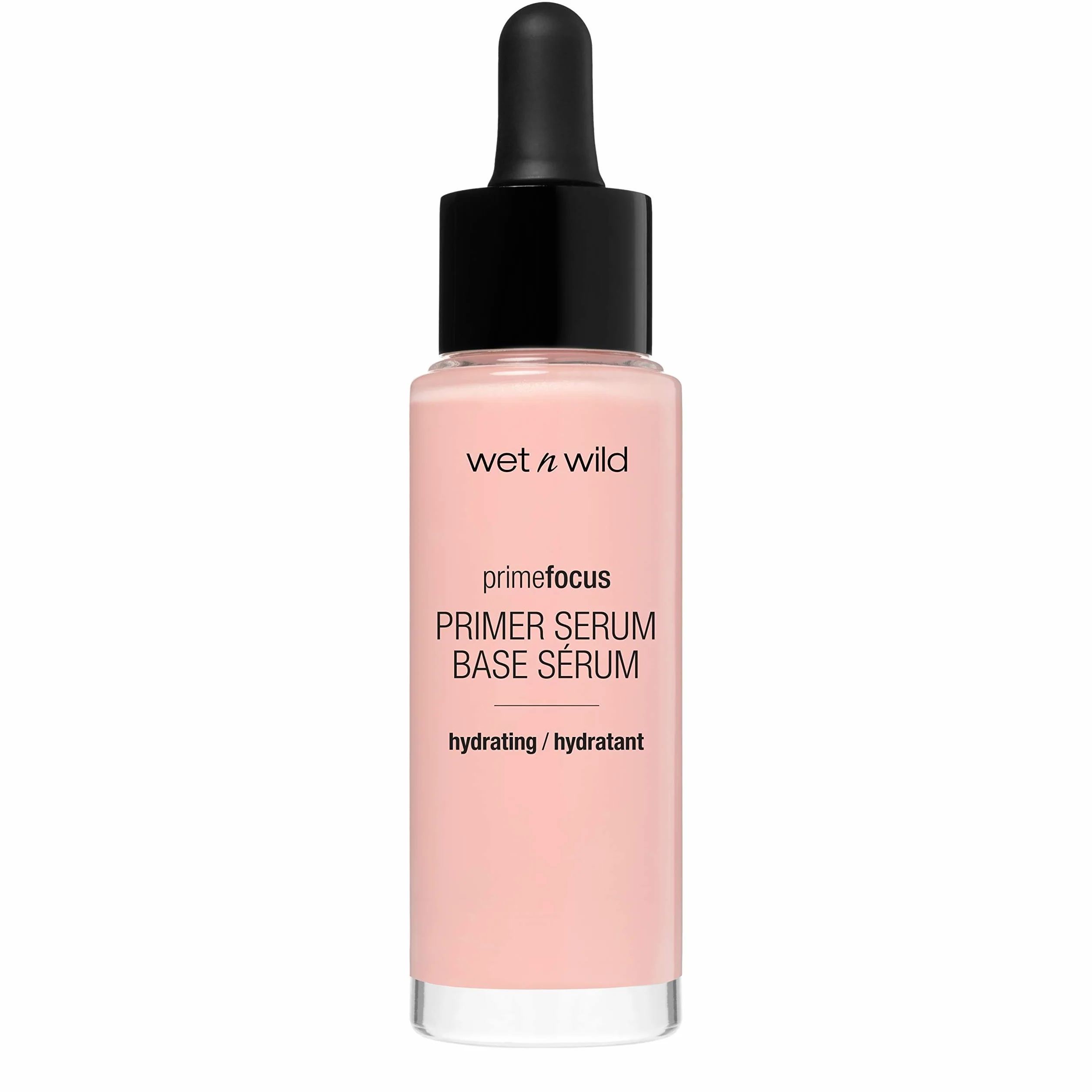 Wet n Wild Prime Focus, Serum podkład do twarzy z wodą różaną, ekstraktami z arbuza i piwonii, dla i długotrwałego makijażu, formuła nawilżająca i minimalizująca pory, naturalne wykończenie