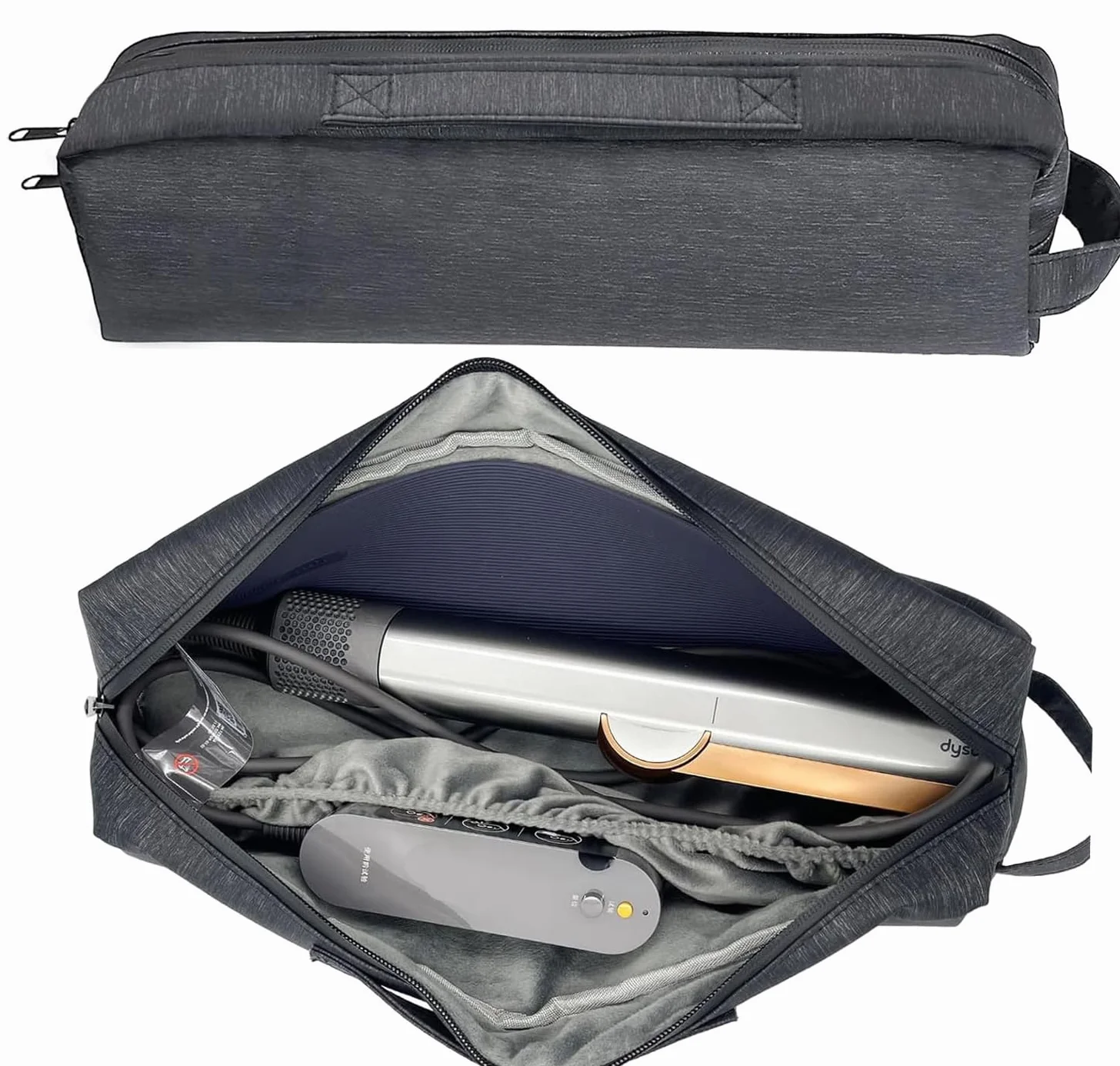 Airstrait HT01 Etui Podróżne Do Suszarki Dyson Supersonic/TQQ, Airwrap, BaByliss, Revlon, Prostownicy Airstrait/ghd/Remington/TRESemme, Szary, Jeden