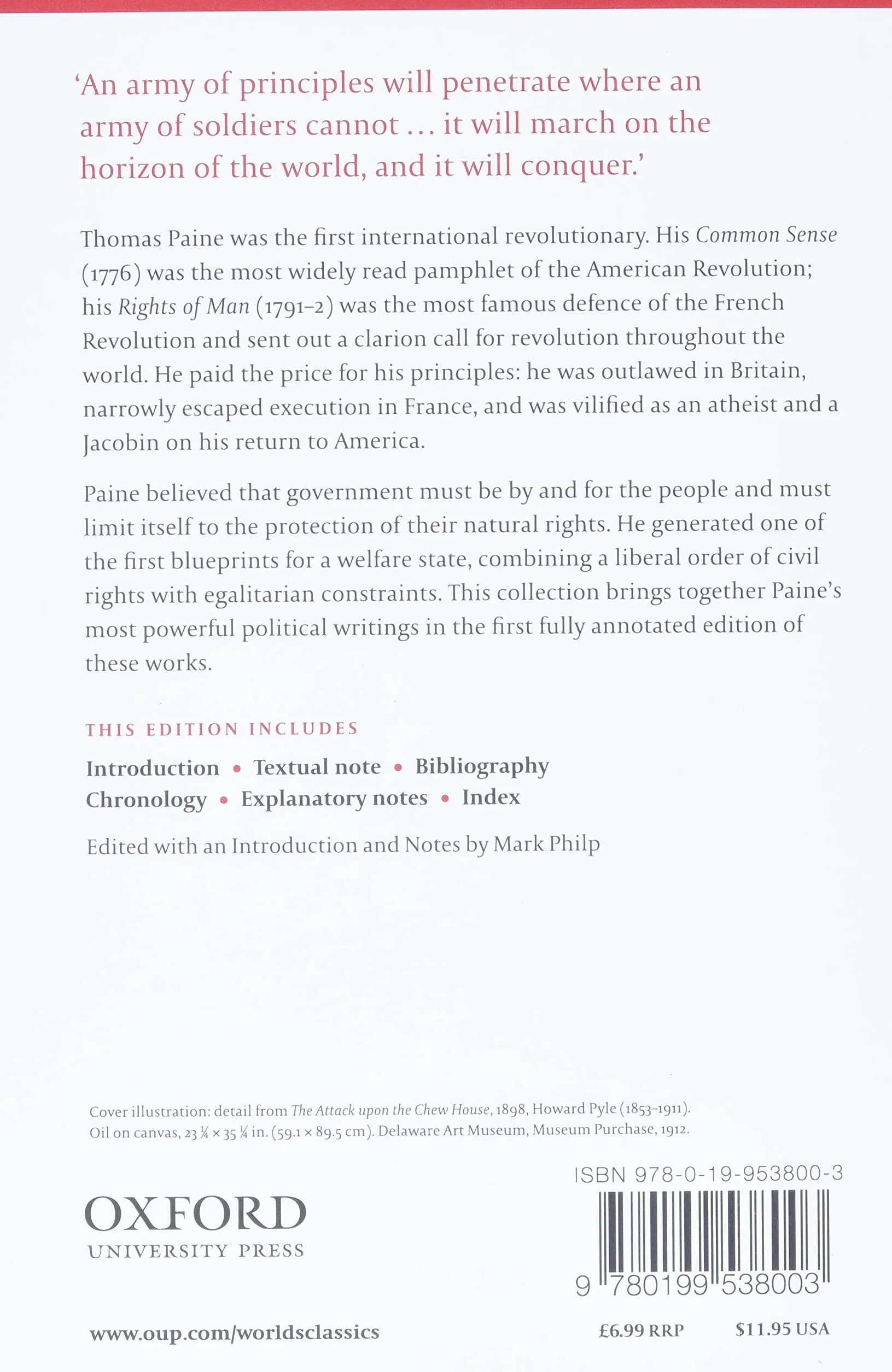 Rights of Man, Common Sense, and Other Political Writings
