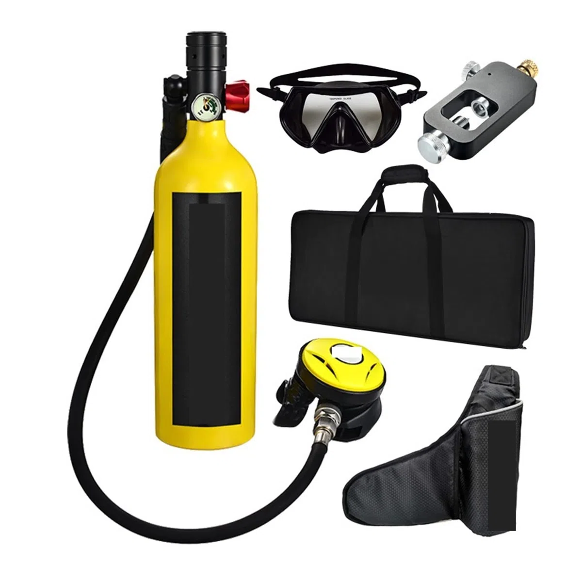 Sprzęt do nurkowania Butla Do Nurkowania Dostarcza Butlę Z Tlenem Do Nurkowania Respirator Do Nurkowania Korzystanie z bezpieczniejszego(Green Package A)