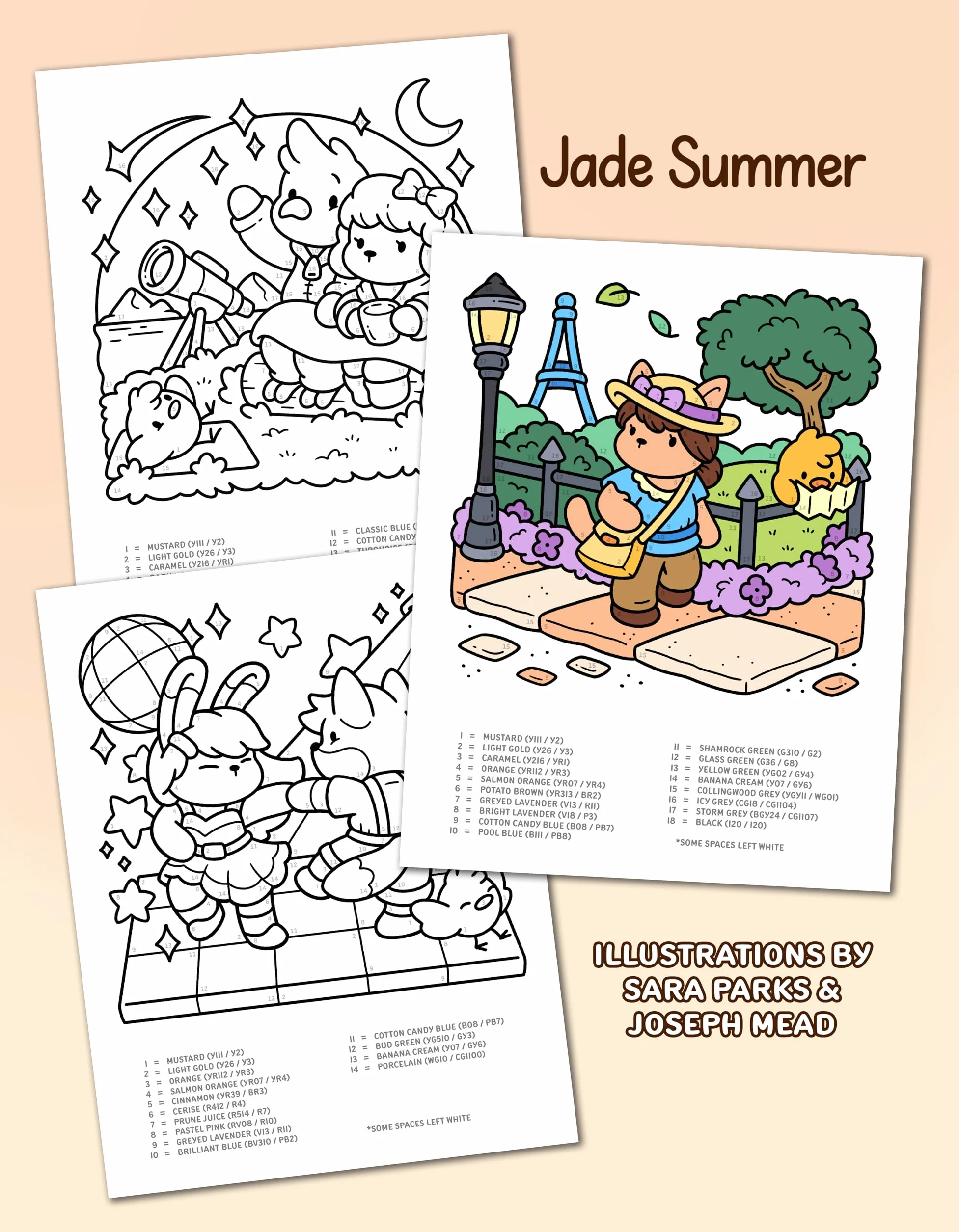 Cute & Cozy Color by Number: Coloring Book for Adults and Teens with Fun, Easy, and Relaxing Scenes to Complete Step by Step