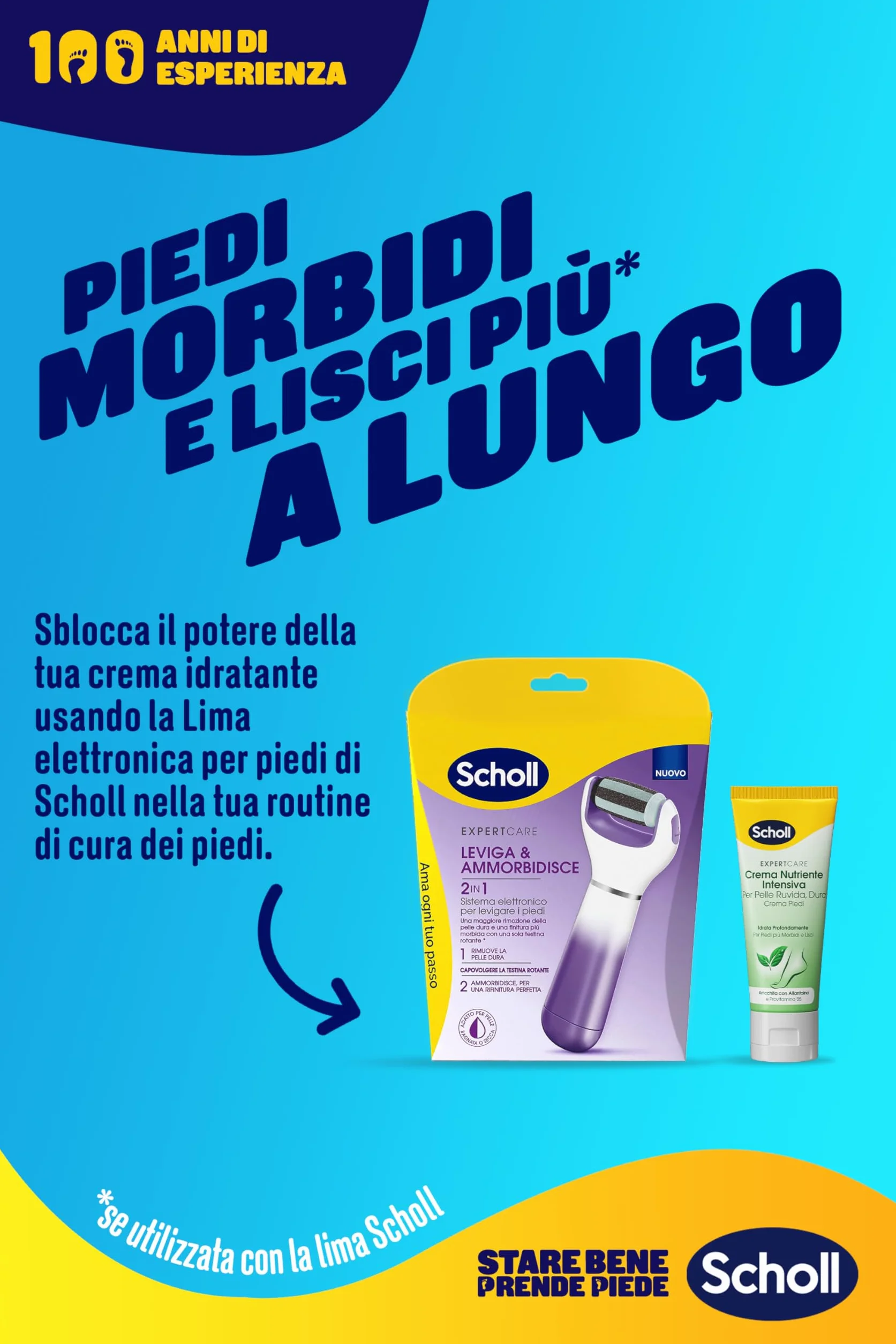 Scholl Intensywny krem do odżywiania, krem do stóp do szorstkiej skóry, twardy, głęboko nawilżający, do miękkich i gładkich stóp, 75 ml