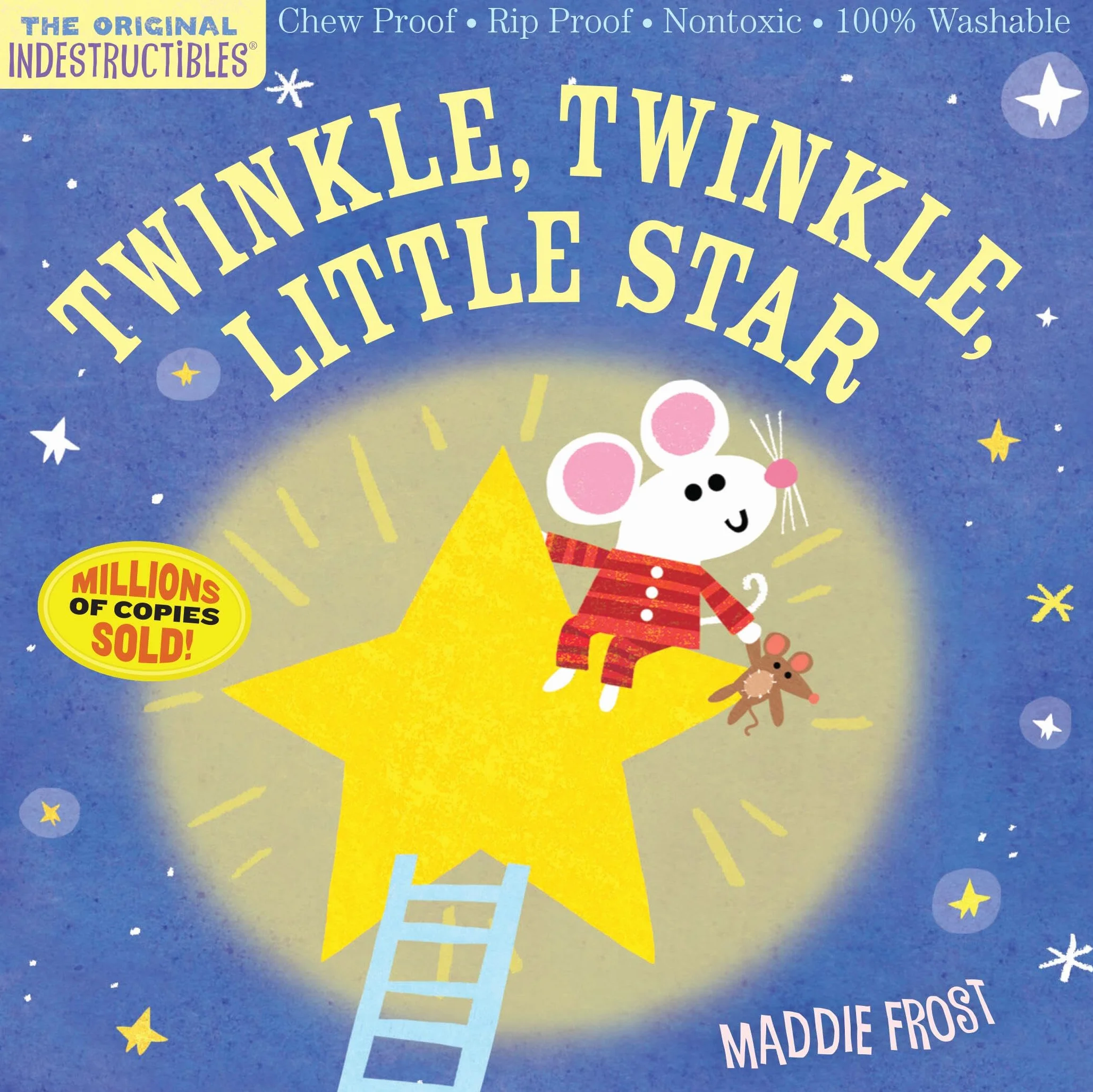 Indestructibles: Twinkle, Twinkle, Little Star: Chew Proof - Rip Proof - Nontoxic - 100% Washable (Book for Babies, Newborn Books, Safe to Chew)