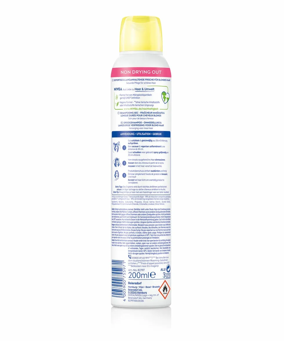 Nivea Suchy Szampon Fresh&Mild 200 ml