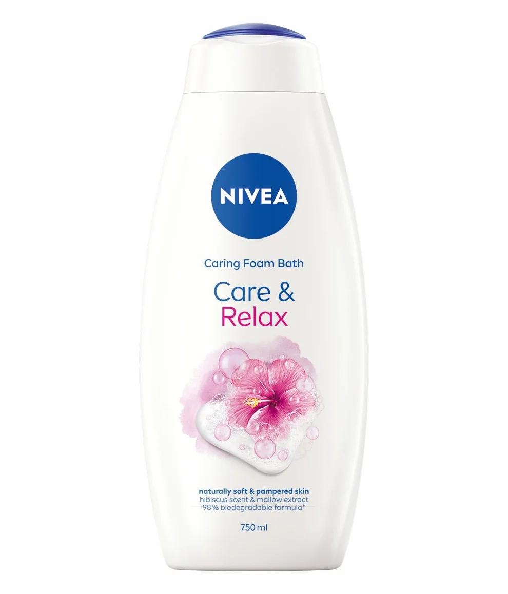NIVEA Care&Relax 2w1 Płyn do kąpieli i żel pod prysznic 750 ml