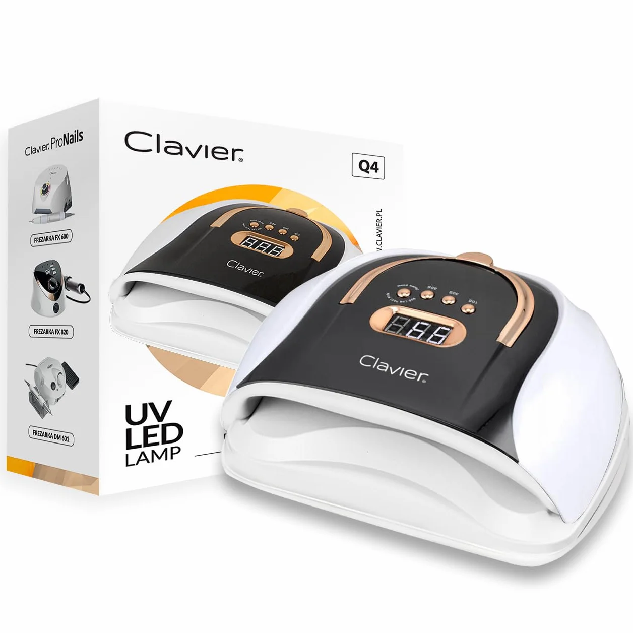 Lampa Do Paznokci Hybryd Żeli UV LED 256W Q4