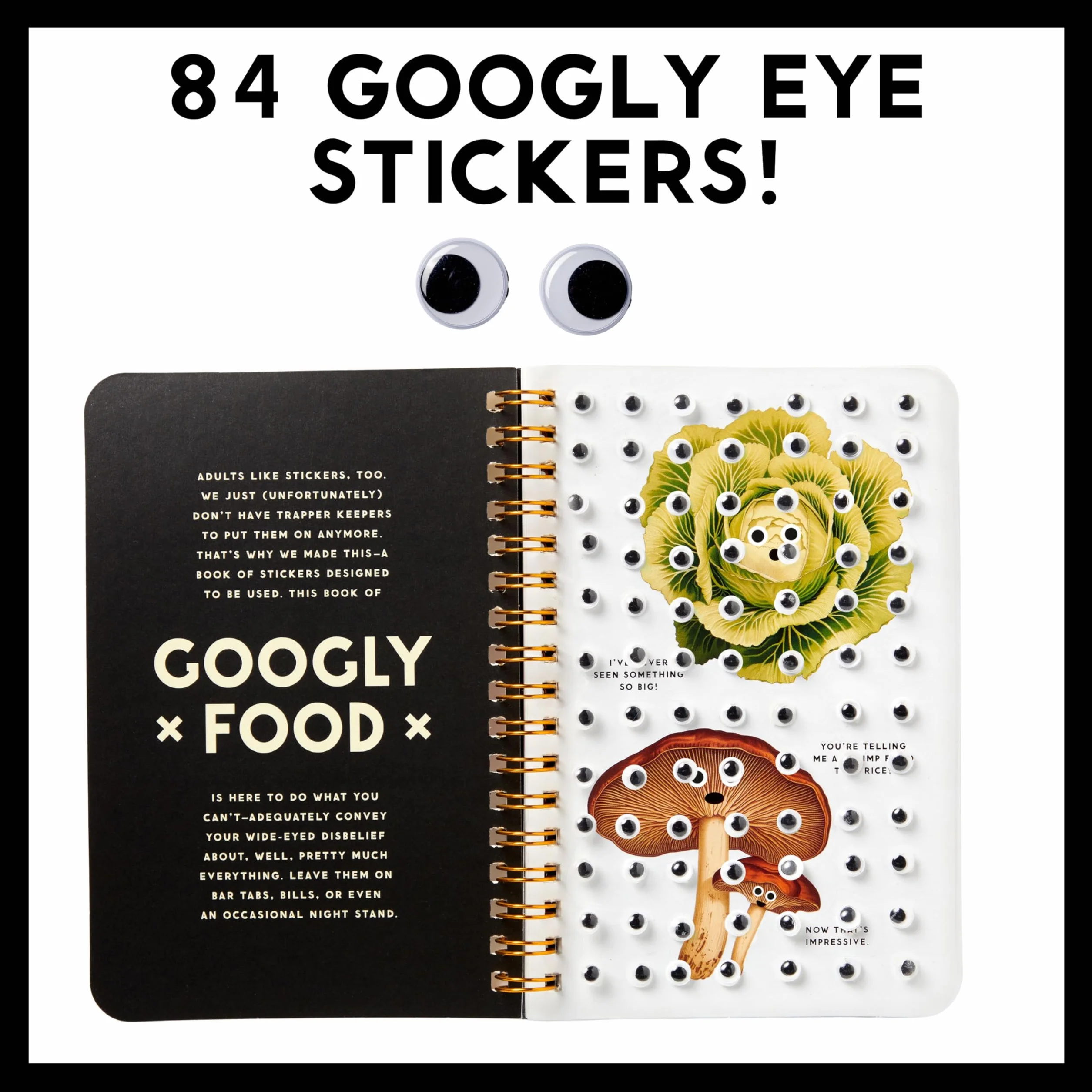 Googly Food Sticker Book