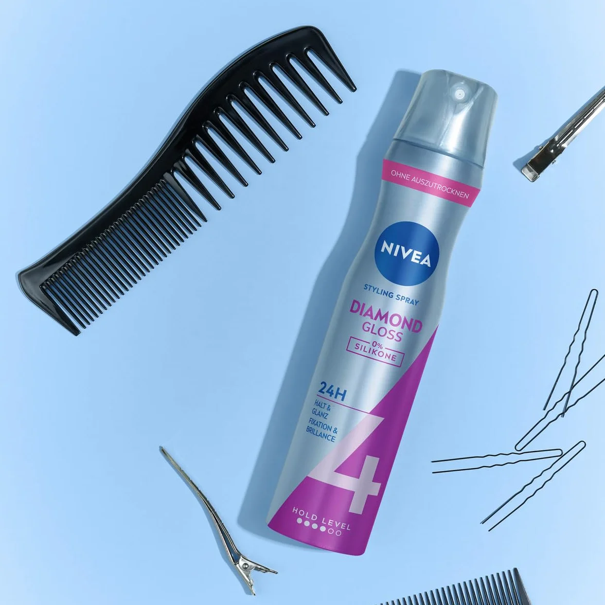 NIVEA Lakier do włosów Diamond Gloss Care 250 ml