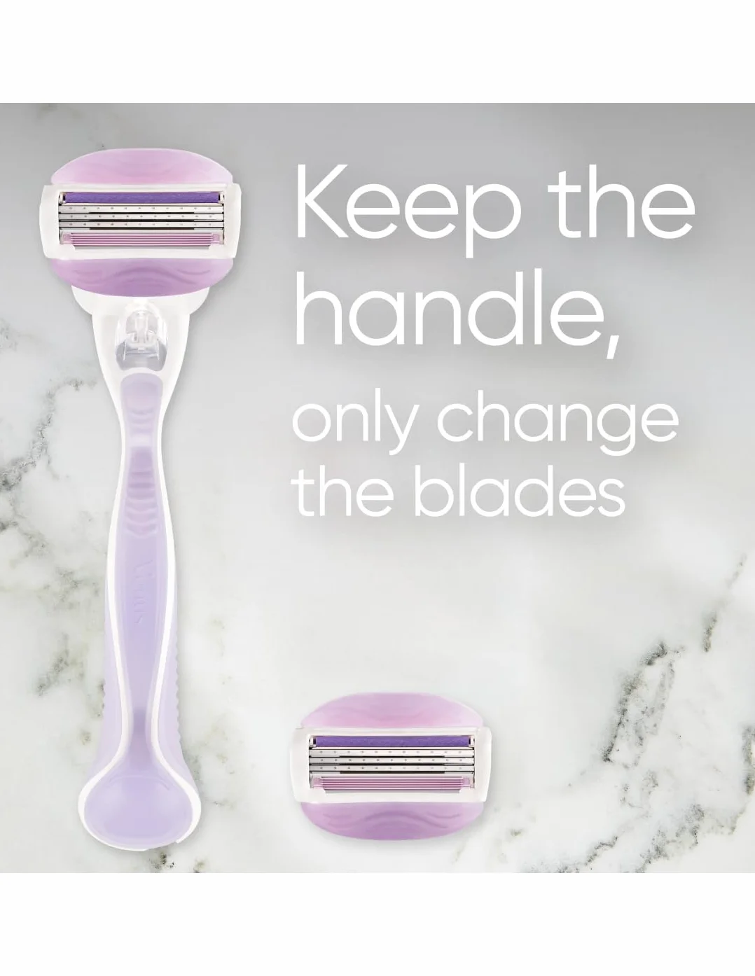 Gillette Venus Comfortglide Breeze Golarka, 1 rękaw, 6 wkładów ostrzy, z 3 ostrzami, miękkie golenie