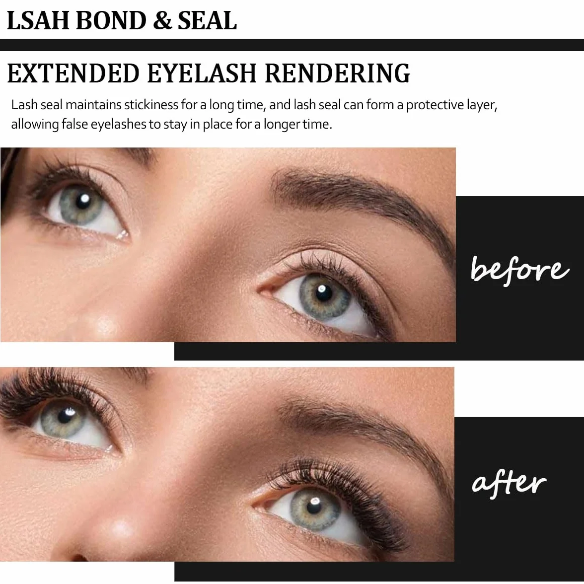 Klej do rzęs Lash Bond i Seal Kit 3 szt. DIY Lash Extension wodoodporny 72 h zmywacz pęseta
