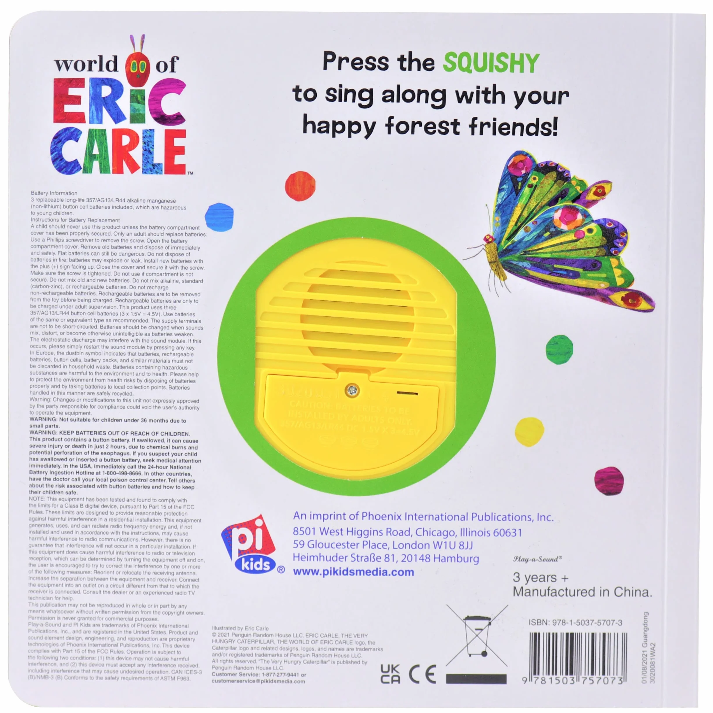 World of Eric Carle: If You're Happy and You Know It Sound Book: Squishy Button Sound Book