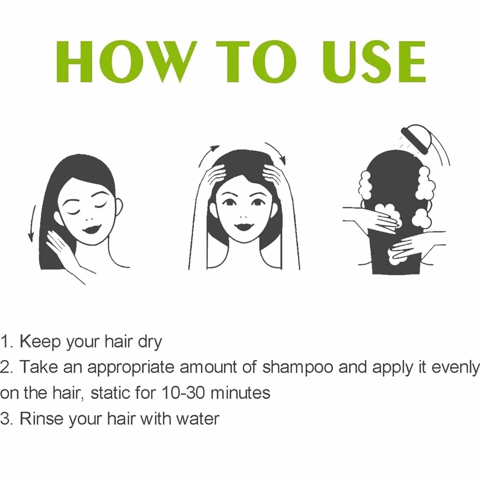 Nova Hair Dye Shampoo, Hair Dye Coloring Shampoo, Hair Color for Gray Hair Coverage, Quick Easy Long Lasting Nourish, Nova Hair Instant Dye Shampoo for Men & Women, 200ml (black)