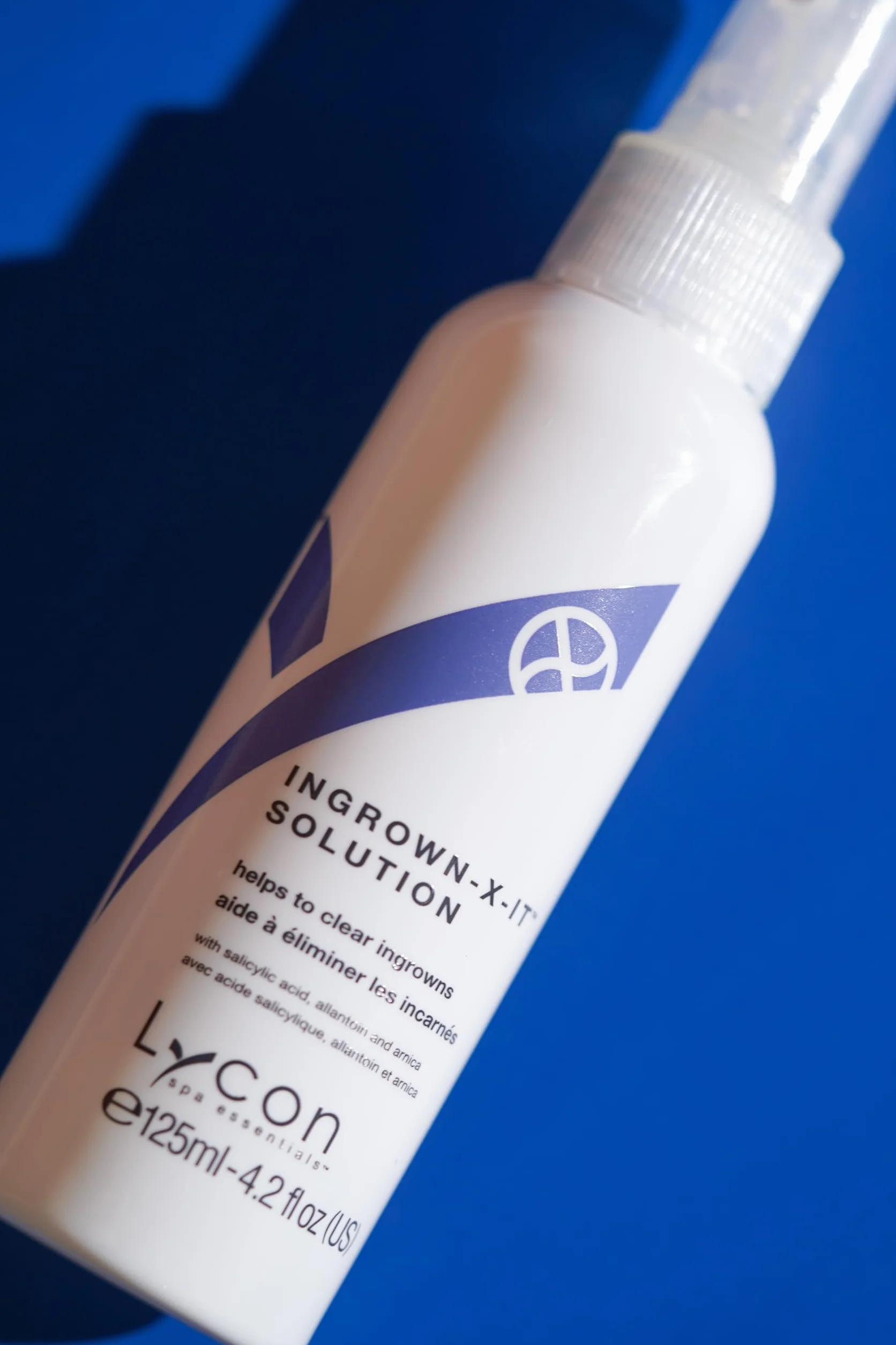Lycon Ingrown-X-It Solution, lekki serum do wrastających włosów w sprayu, łagodzi po woskowaniu i goleniu, 120 ml