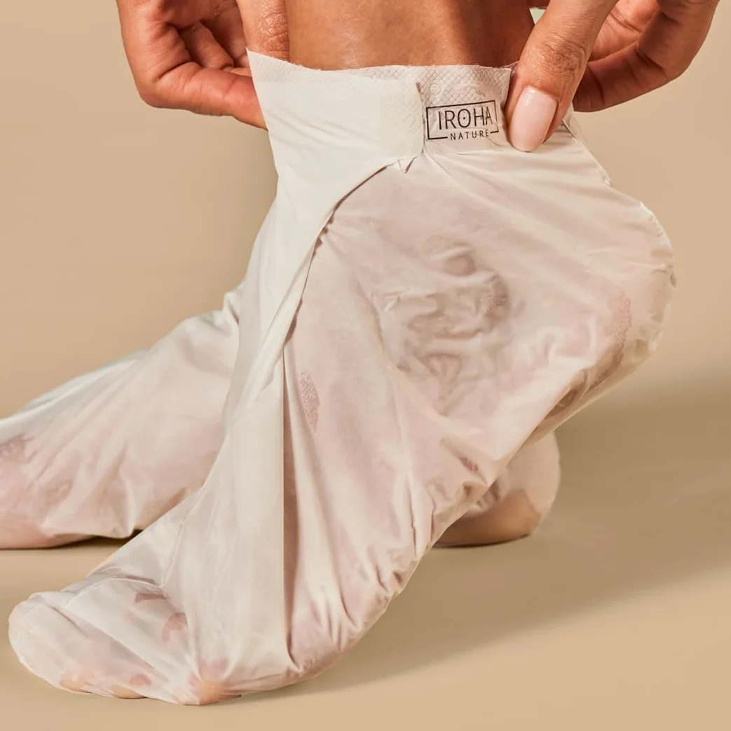 Iroha maska skarpetkowa do stóp Peach Socks naprawa 2 sztuki