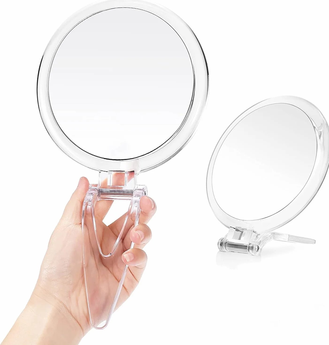 B Beauty Planet Dwustronne lusterko powiększające 15 cm powiększenie 20x 1x przenośne