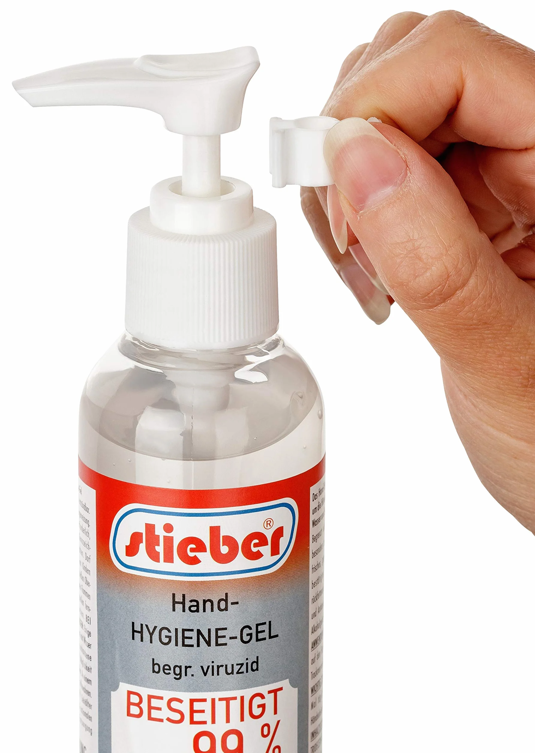 Stieber Żel do rąk Viruzid 150 ml Dezynfekcja rąk Podróżny Dozownik