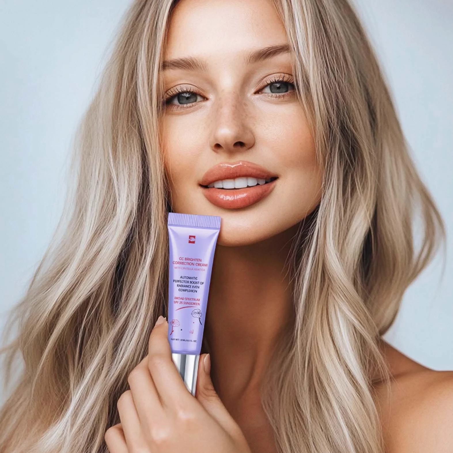 CC Cream Dull Correct – krem CC automatyczna pielęgnacja cery z Centella Asiatica – koreański podkład do makijażu z LSF 25 – poprawia cerę i nawilża – wodoodporny i trwały