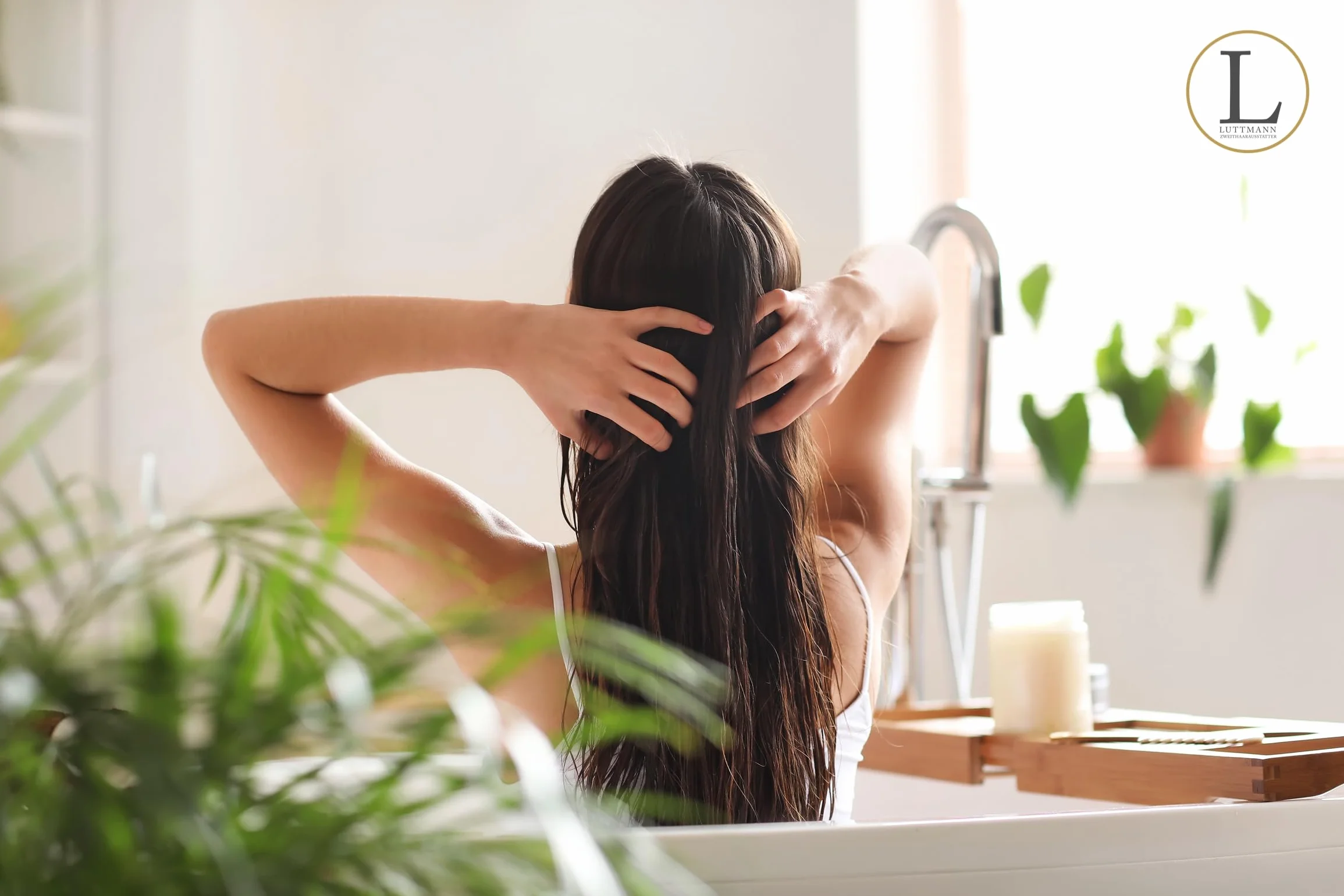Zestaw do pielęgnacji włosów naturalnych – szampon + balsam + spray dwa w jednym, po 200 ml – intensywna pielęgnacja wszystkich peruk, tresek i własnych włosów