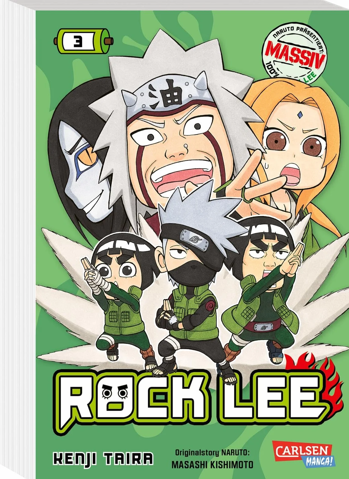 Rock Lee Massiv 3: Der NARUTO-Spin-off als Massiv-Ausgabe | NARUTO MASSIV der Bestseller-Garant und Welterfolg präsentiert ROCK LEE MASSIV.