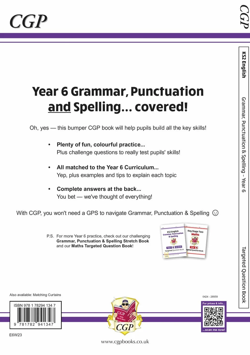 KS2 English Year 6 Grammar, Punctuation & Spelling Targeted Question Book (with Answers)