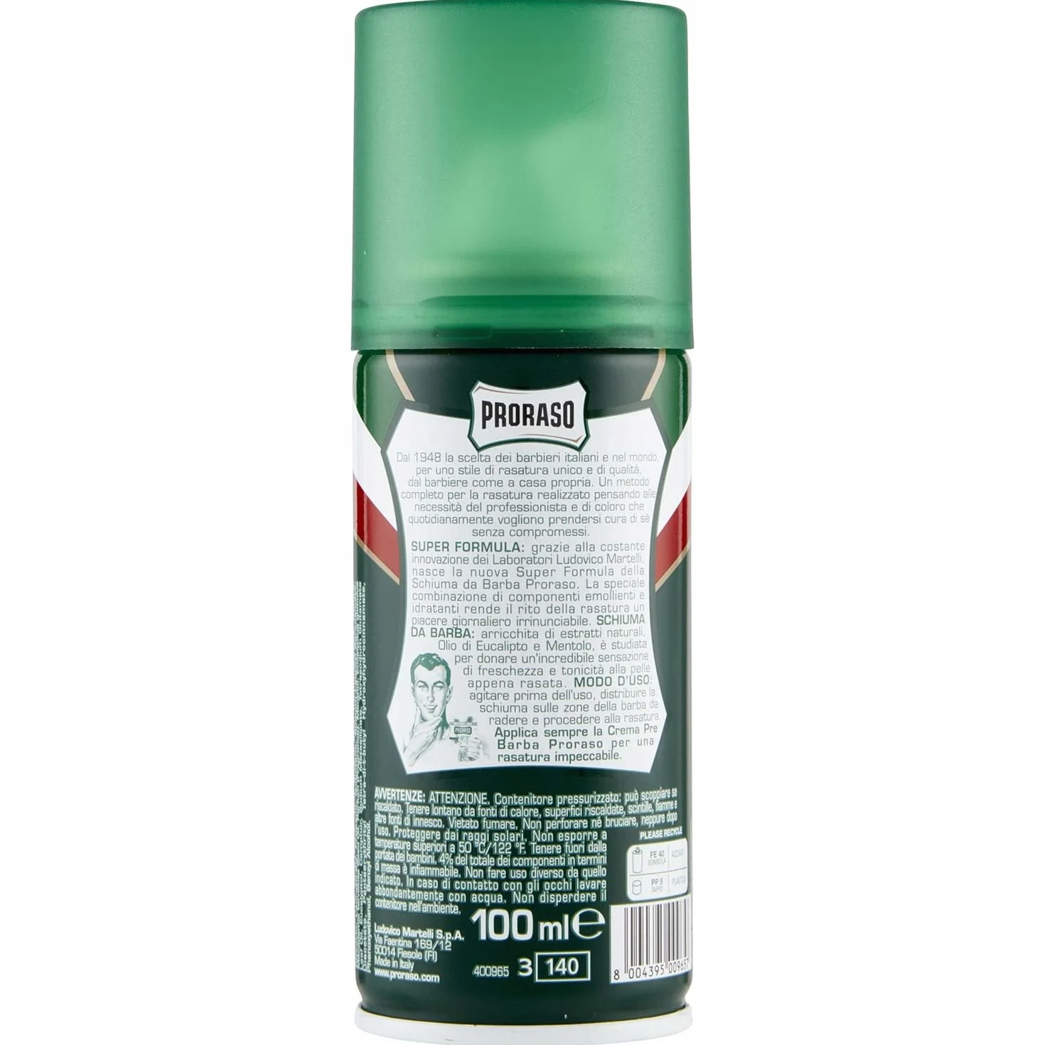 Proraso Zielona pianka do brody, 100ml