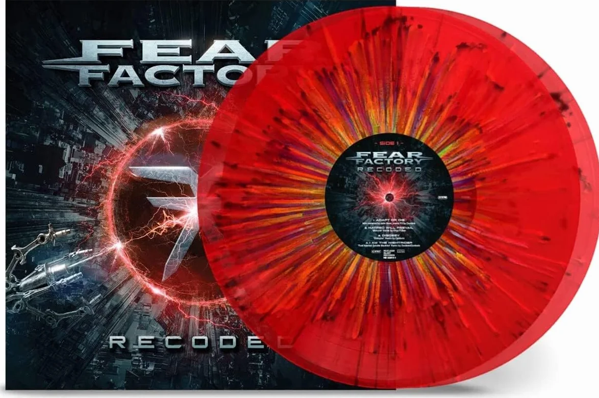 Recoded Transparent Red Rainbow Splatter