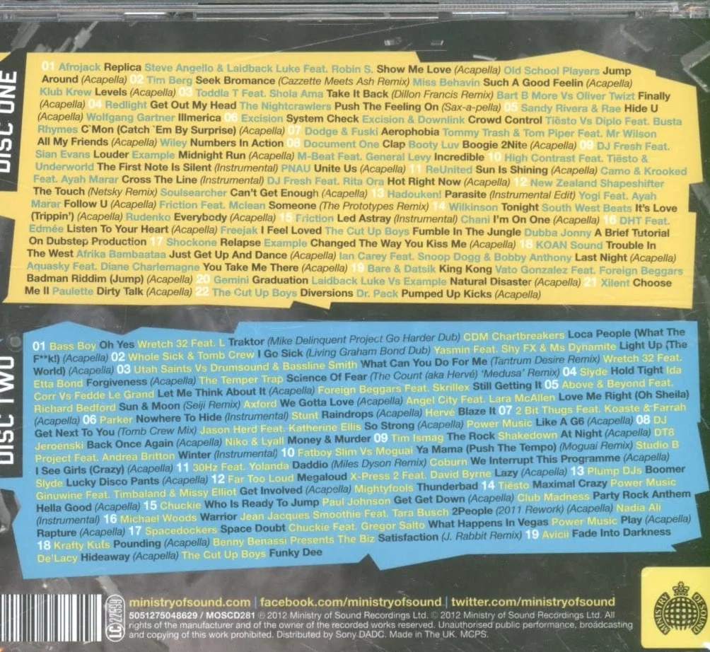 Mash Up Mix Bass 2012: Mixed By The Cut Up Boysexplicit_lyrics