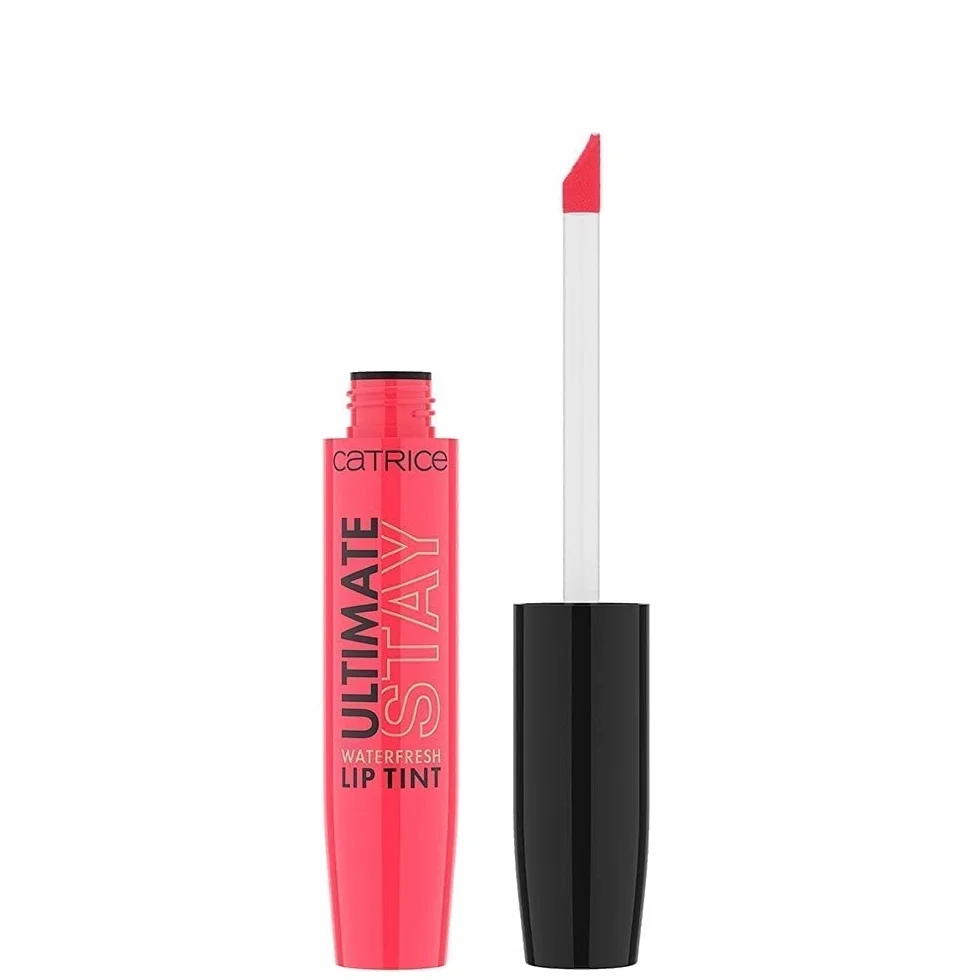 Catrice Ultimate Stay Waterfresh Lip Tint, błyszczyk do ust, nr 030, czerwony, nawilżający, długotrwały, intensywny kolor, wegański