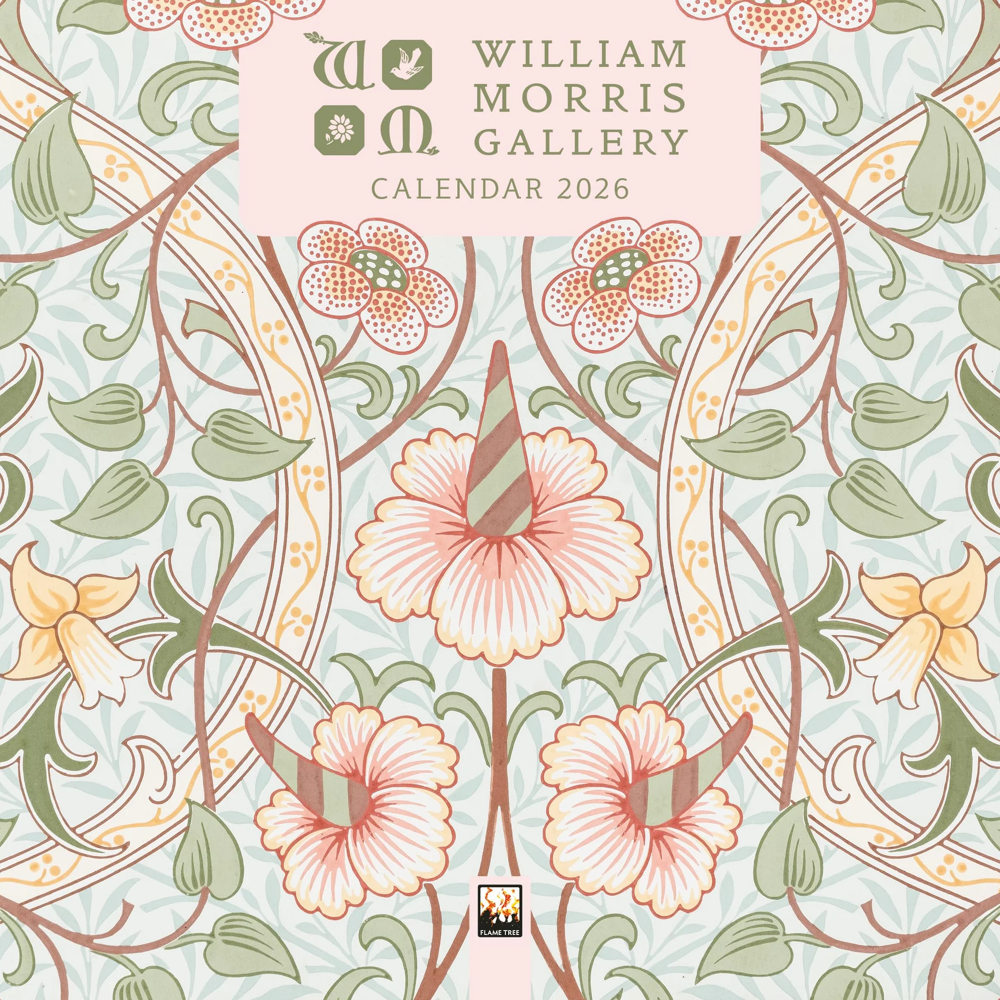 William Morris Gallery Mini Wall Calendar 2026 (Art Calendar)