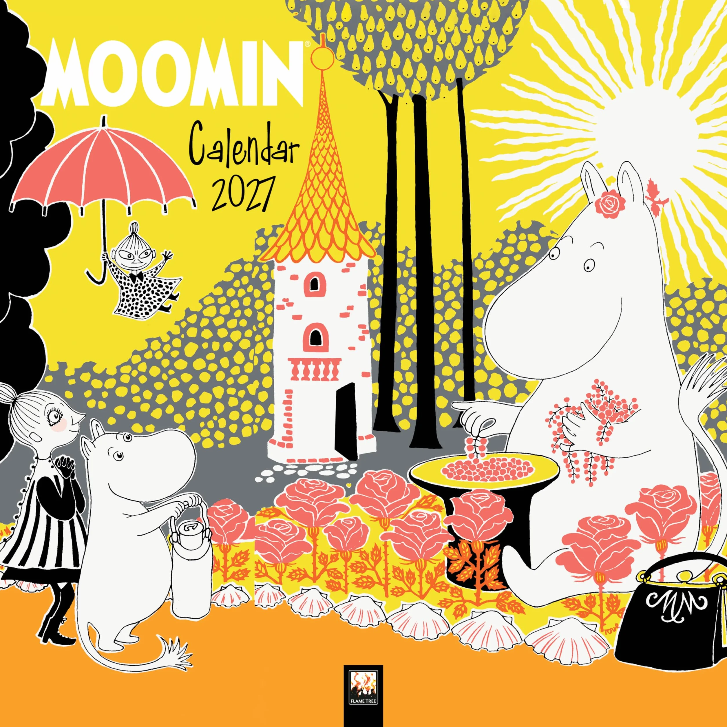 Tove Jansson: Moomin - Mumins 2027 - Original Flame Tree Publishing-Kalender [Kalender]: Original Flame Tree Publishing-Kalender [Kalender]