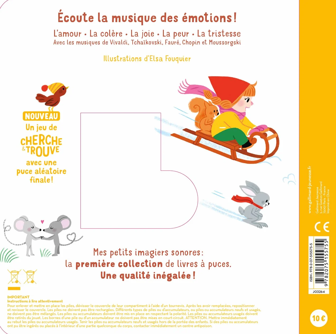 Mes émotions en musique: Avec un cherche & trouve