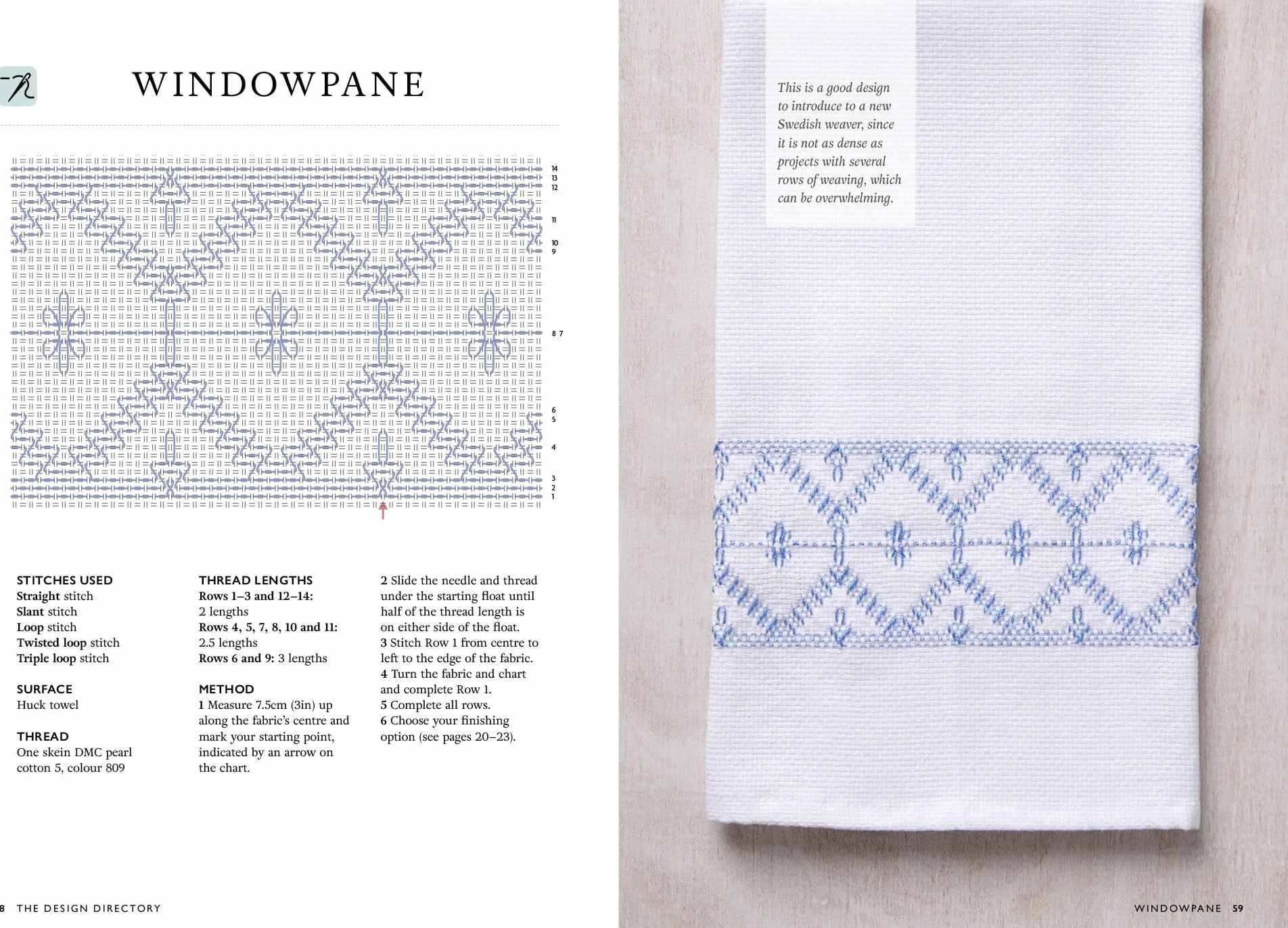 Swedish Weaving Pattern Directory: 50 Huck Embroidery Designs for the Modern Needlecrafter