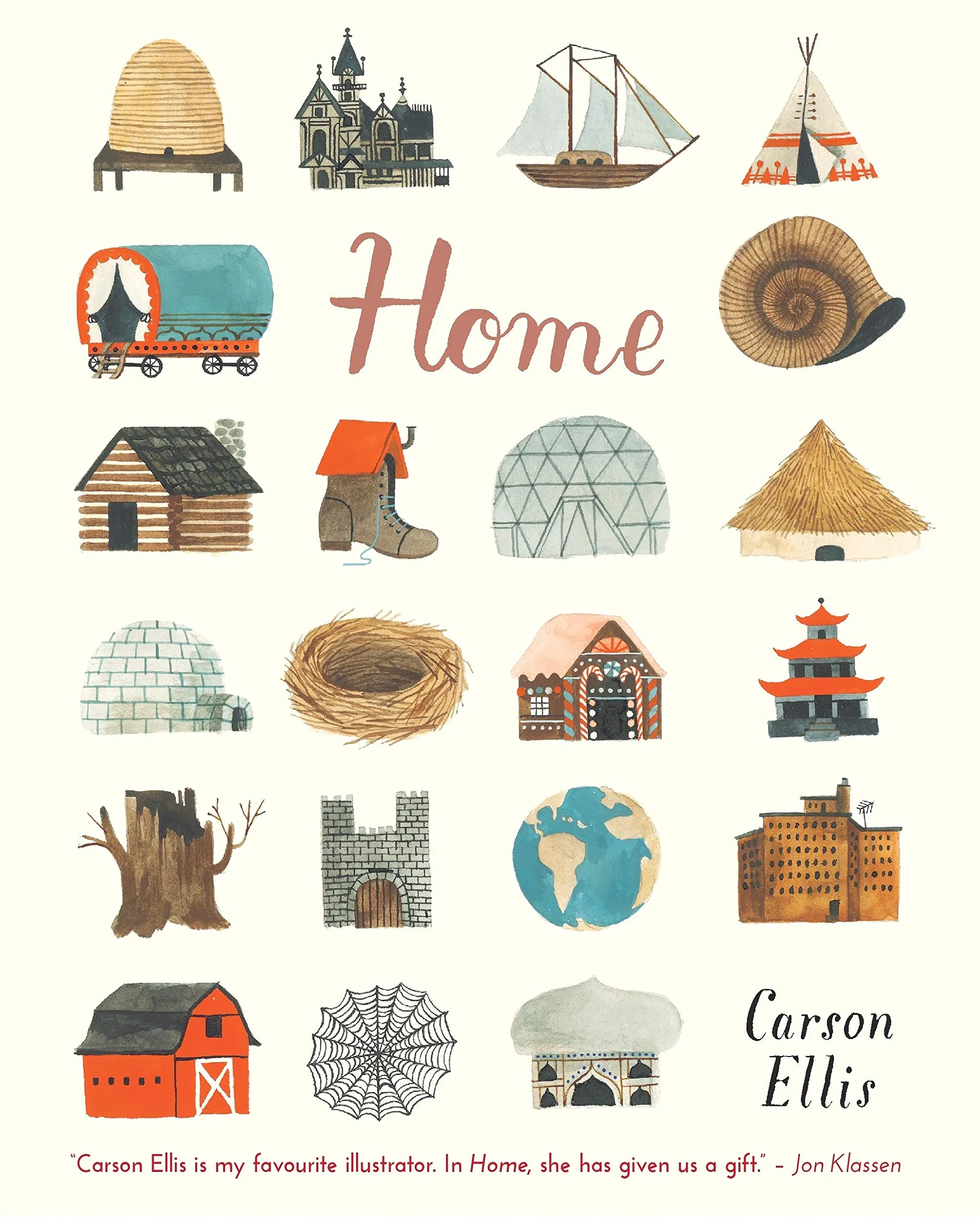 Home: A touching tribute to the various places we call home for 3-7 year olds, filled with imagination and intrigue