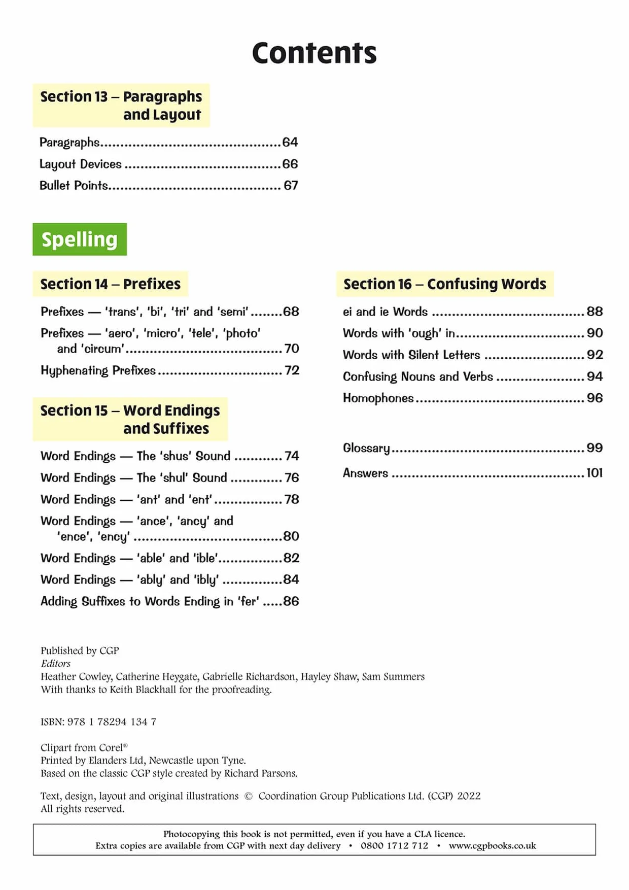 KS2 English Year 6 Grammar, Punctuation & Spelling Targeted Question Book (with Answers)