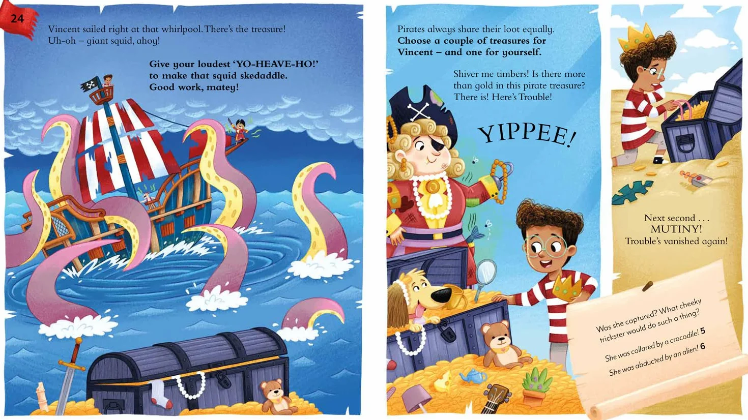 Pick a Story: A Pirate Alien Jungle Adventure: The new interactive illustrated picture book adventure for children where YOU choose the story