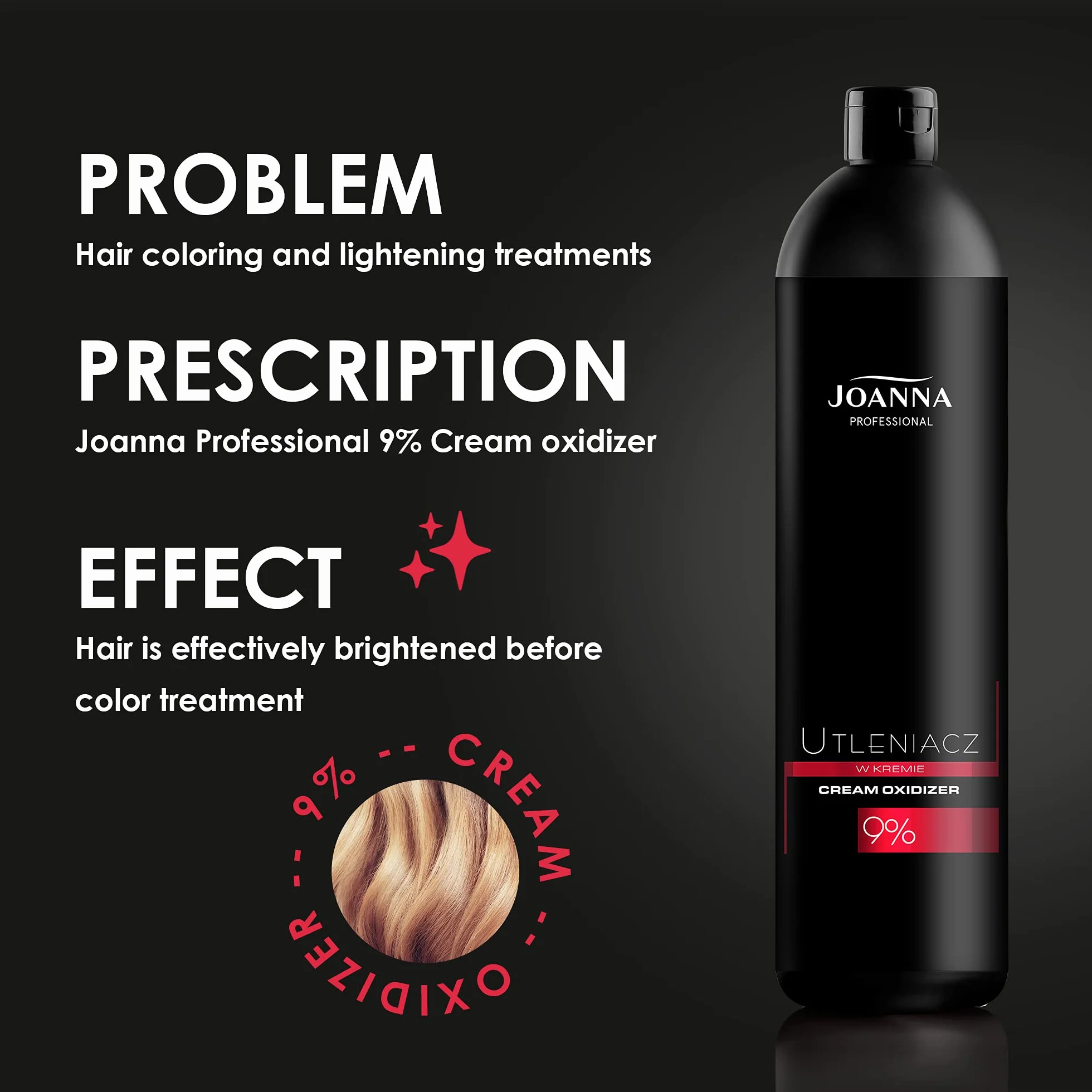Joanna Professional Utleniacz, Czerwony, 1000 g