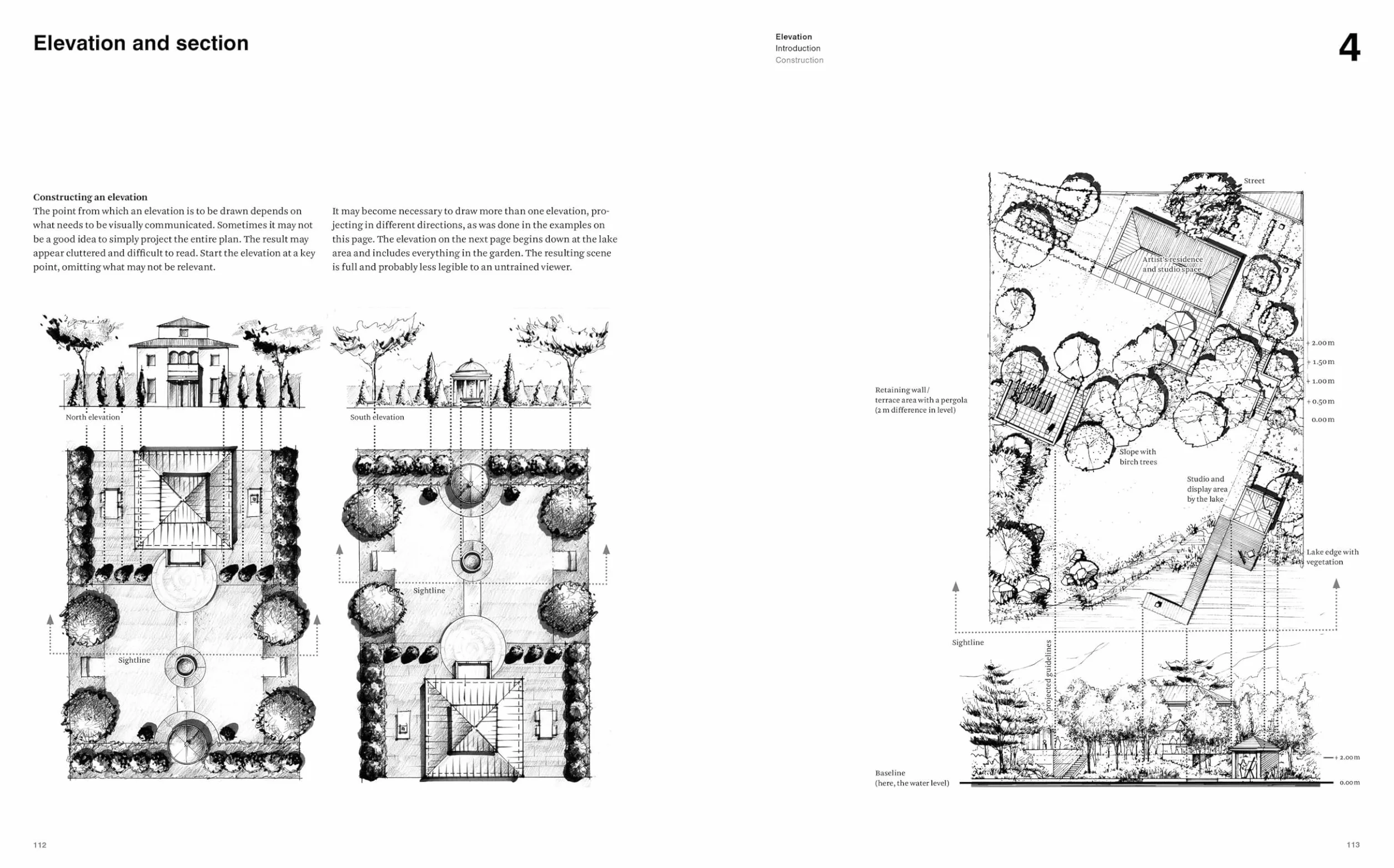 Drawing for Landscape Architects 1: Basic Drawing, Graphics, and Projections: Vol. 1