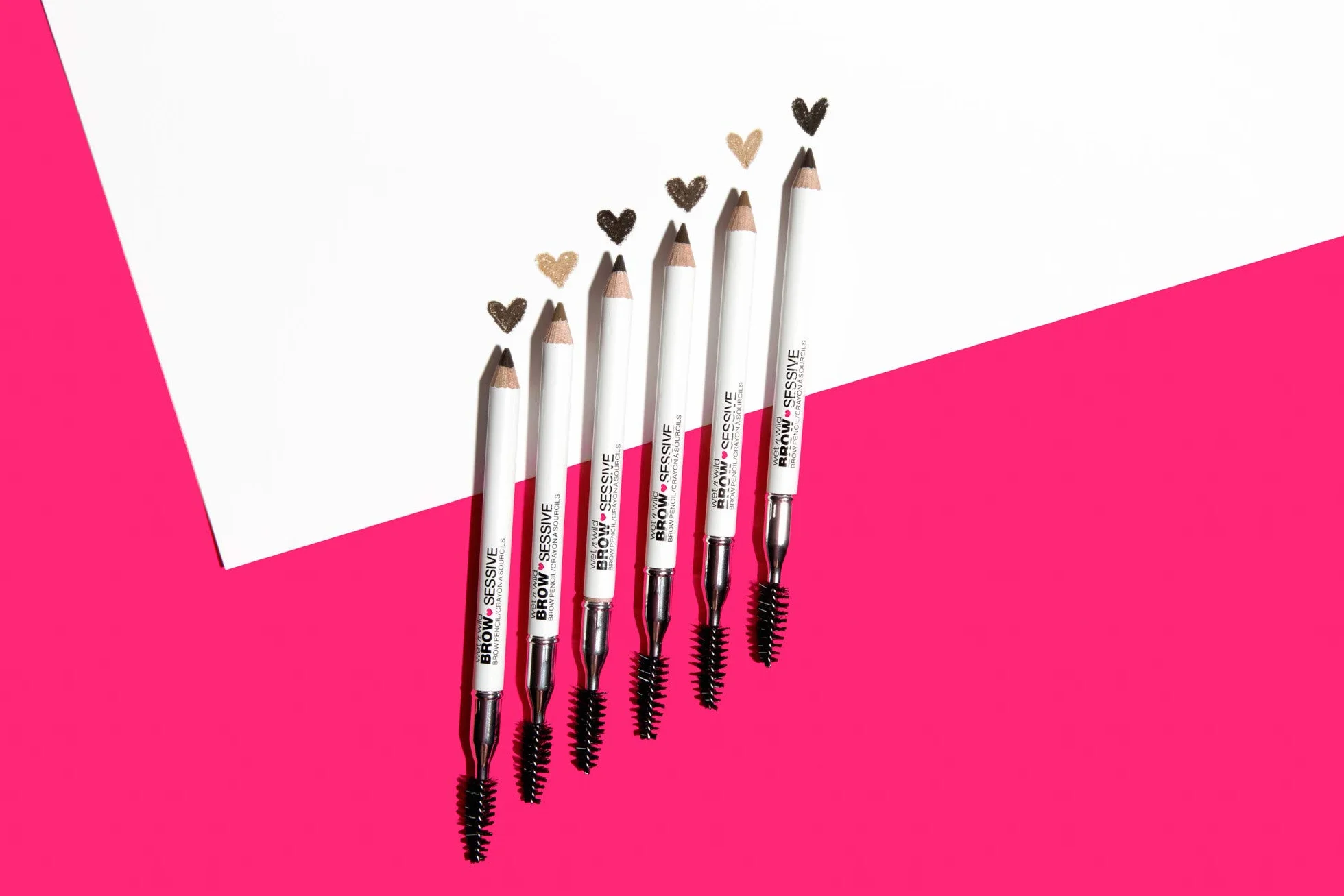Wet n Wild, Kredka do Brwi Brow-Sessive, Kredka do Brwi z Dwoma Końcówkami i Szczoteczką do Cienkich i Grubych Brwi, Naturalny Wygląd, Możliwość Budowania Koloru, Odcień Medium Brown