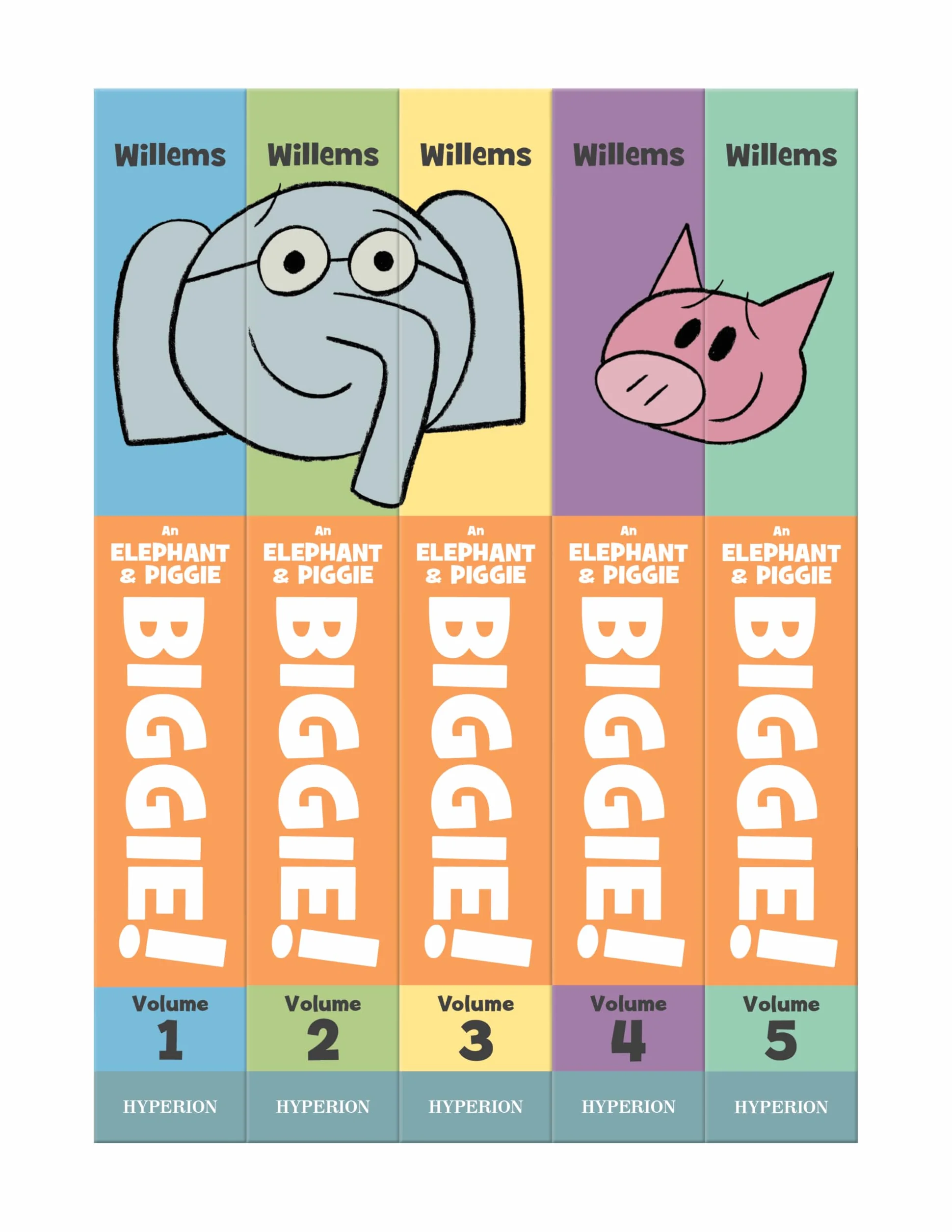 An Elephant & Piggie Biggie!: There is a Bird on Your Head / Are You Ready to Play Outside? / Elephants Cannot Dance! / Should I Share My Ice Cream? / I Will Take a Nap!