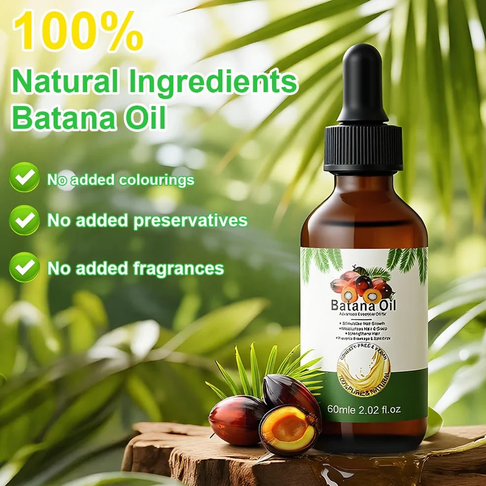 Olejek Batana do porostu włosów 60 ml czysty naturalny odżywczy wzmocnienie skóry głowy