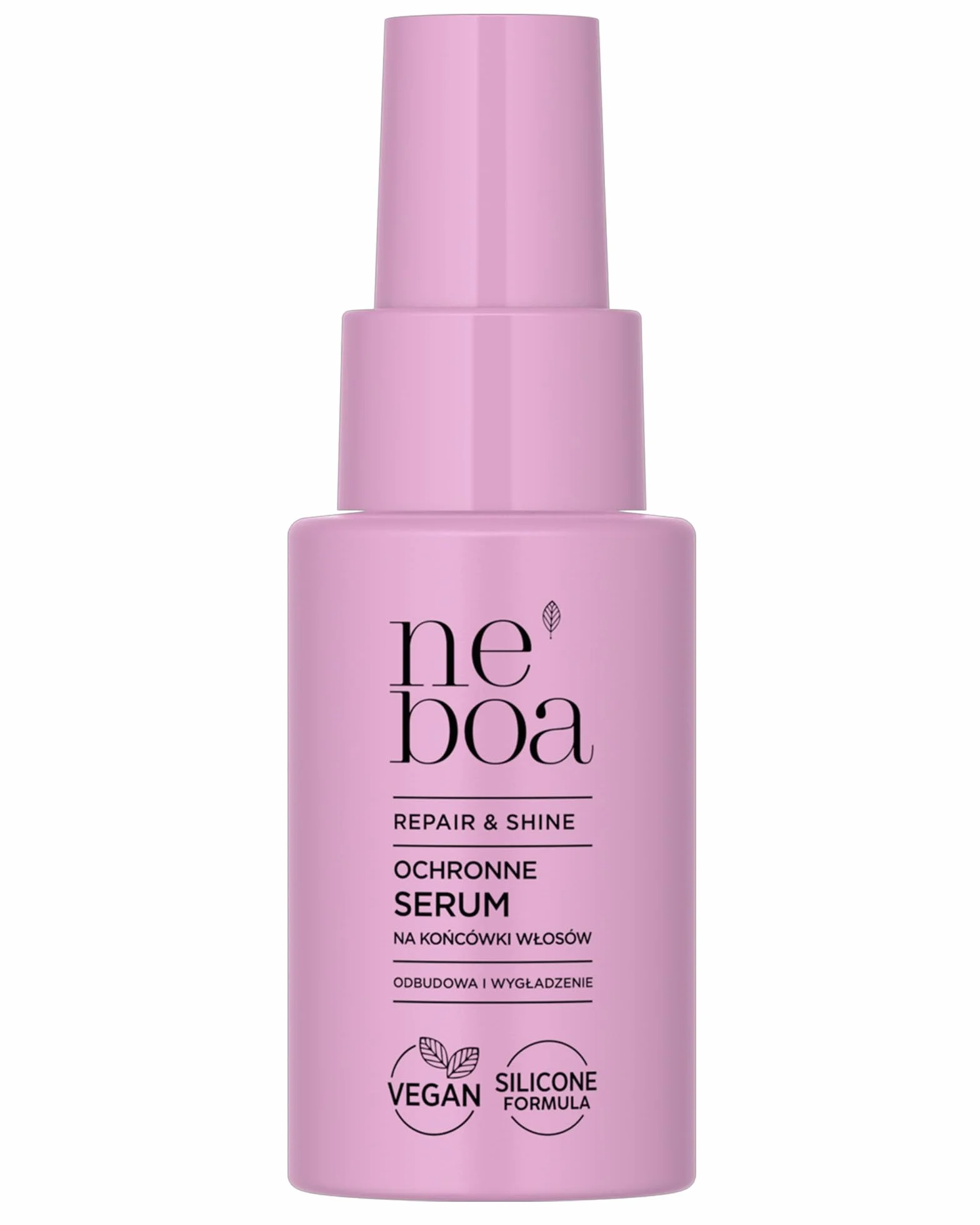 Neboa Ochronne Serum na Końcówki Włosów, Repair & Shine, Wegańska Formuła z Silikonami 50 ml